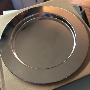 PartyLite Holiday Charm Silver 3 Wick Holder